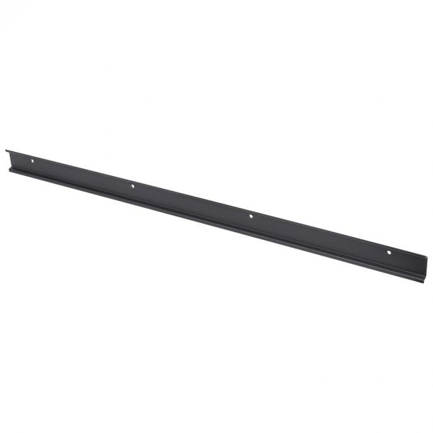 Storage top track rail matt black 70cm | Duraline